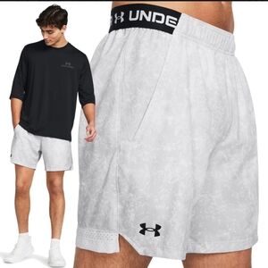 Under Armour UA Vanish Woven 6" Print Shorts ~ Pitch Grey  1376784-014 Men's: XL